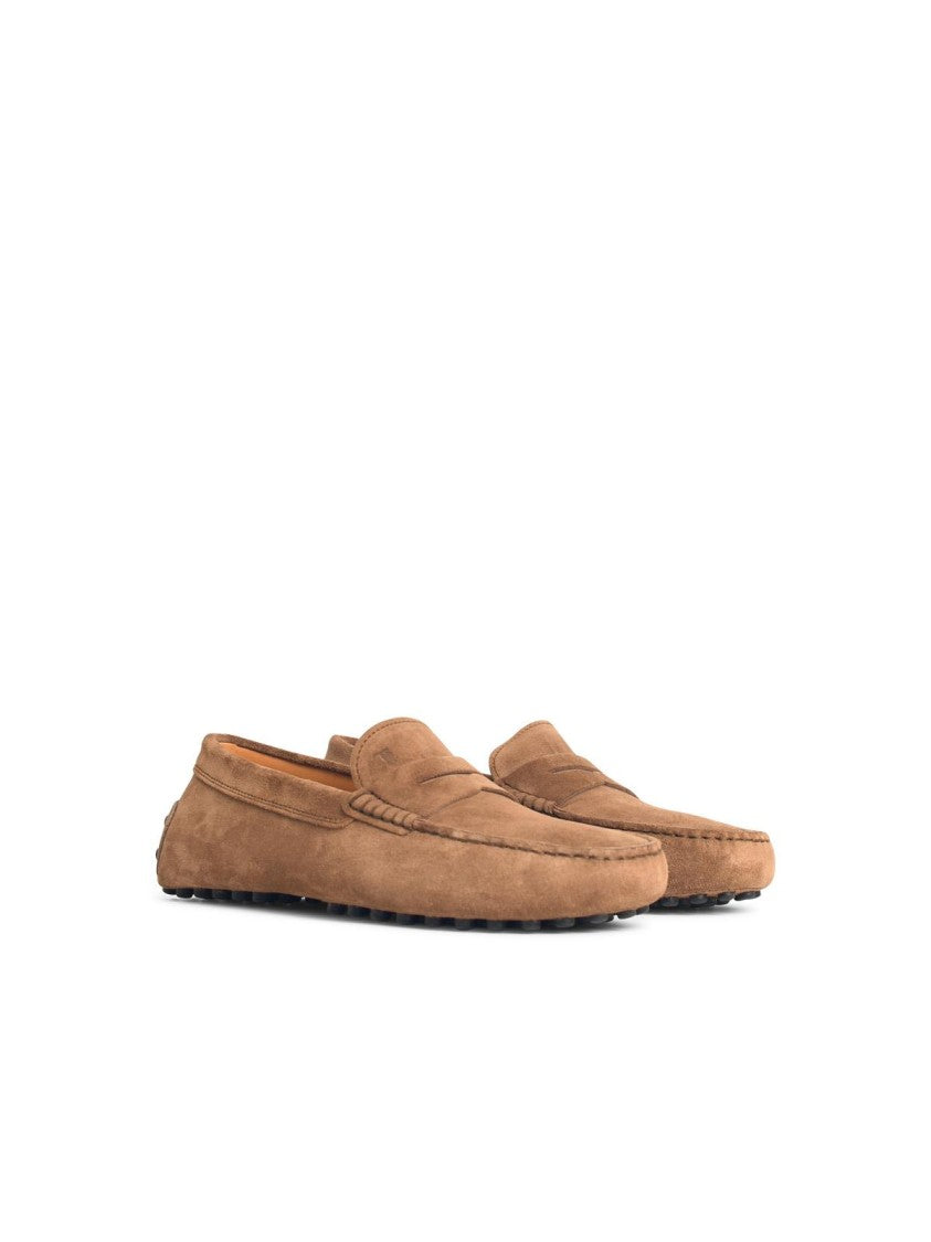 Tod's Brown Suede Loafers