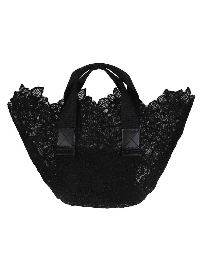 Ermanno Scervino Floral Lace Shopping Bag
