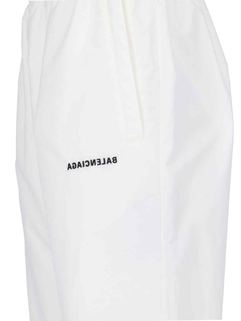 Balenciaga "Mirror" Tracksuit Bottoms – White