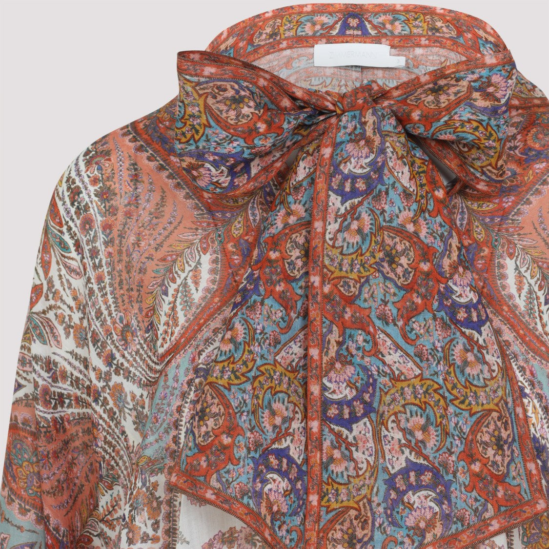 Zimmermann Flowing Blouse With Billowy Sleeves