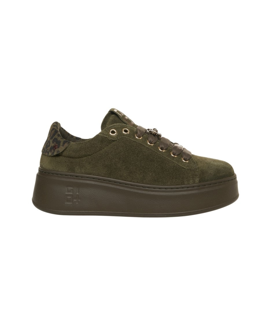 Gio+ Suede Sneakers With Platform Sole