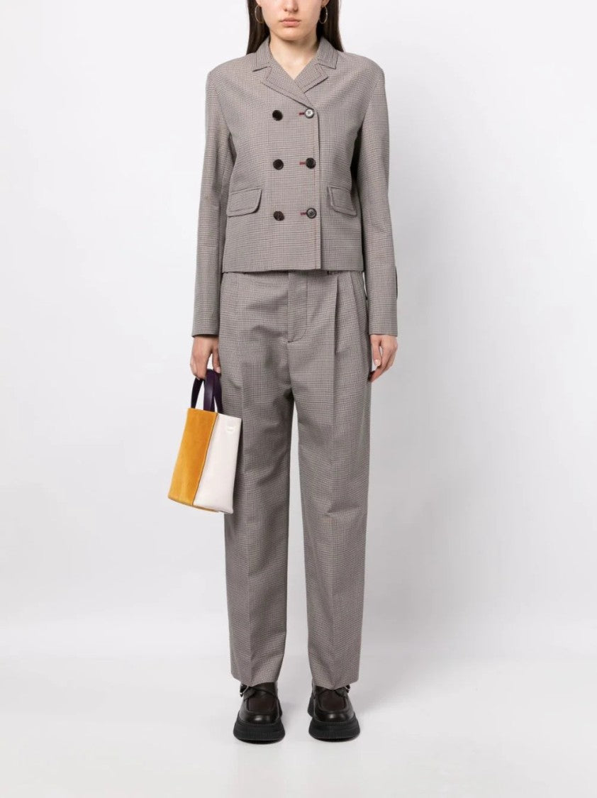 Marni Taupe Wide-Leg Pants
