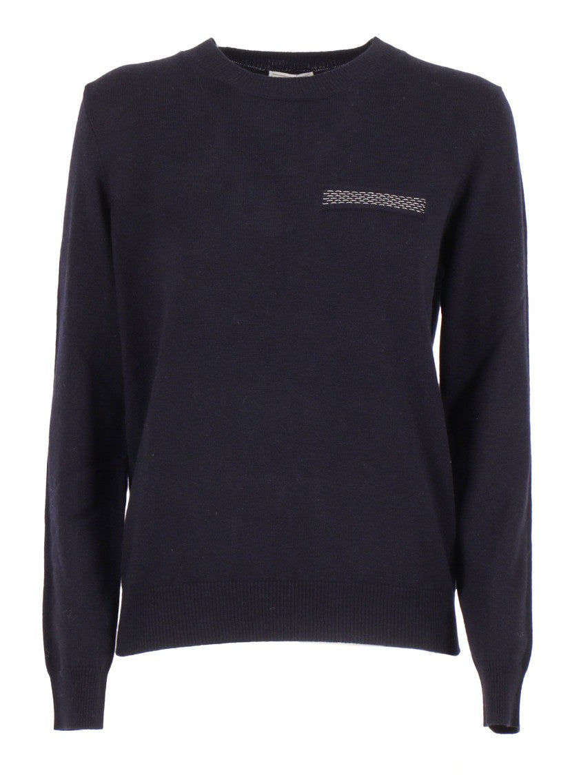 Peserico Crew Neck Knitted Sweater
