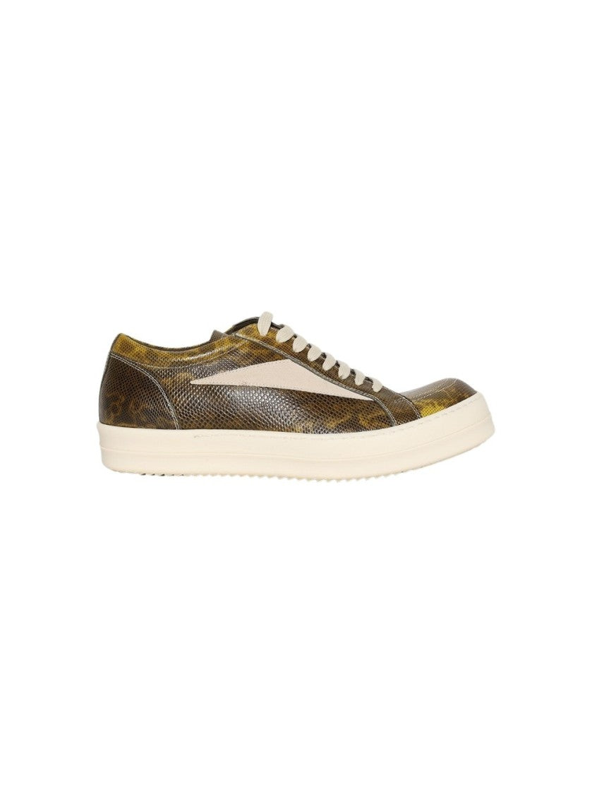 Rick Owens Hollywood Vintage Sneakers Acid And Milk