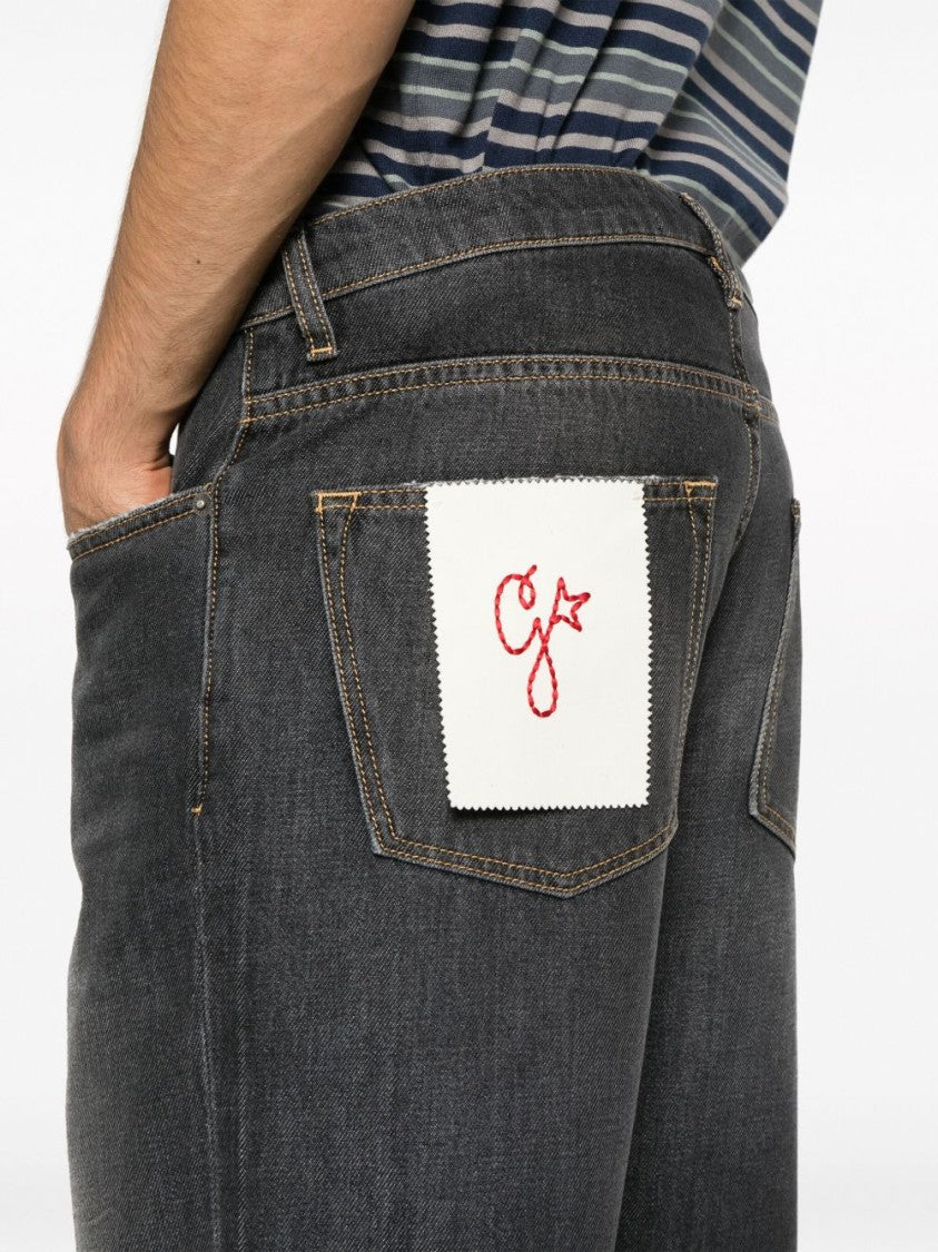 Golden Goose Cory Loose Skate Dark Wash Denim Jeans