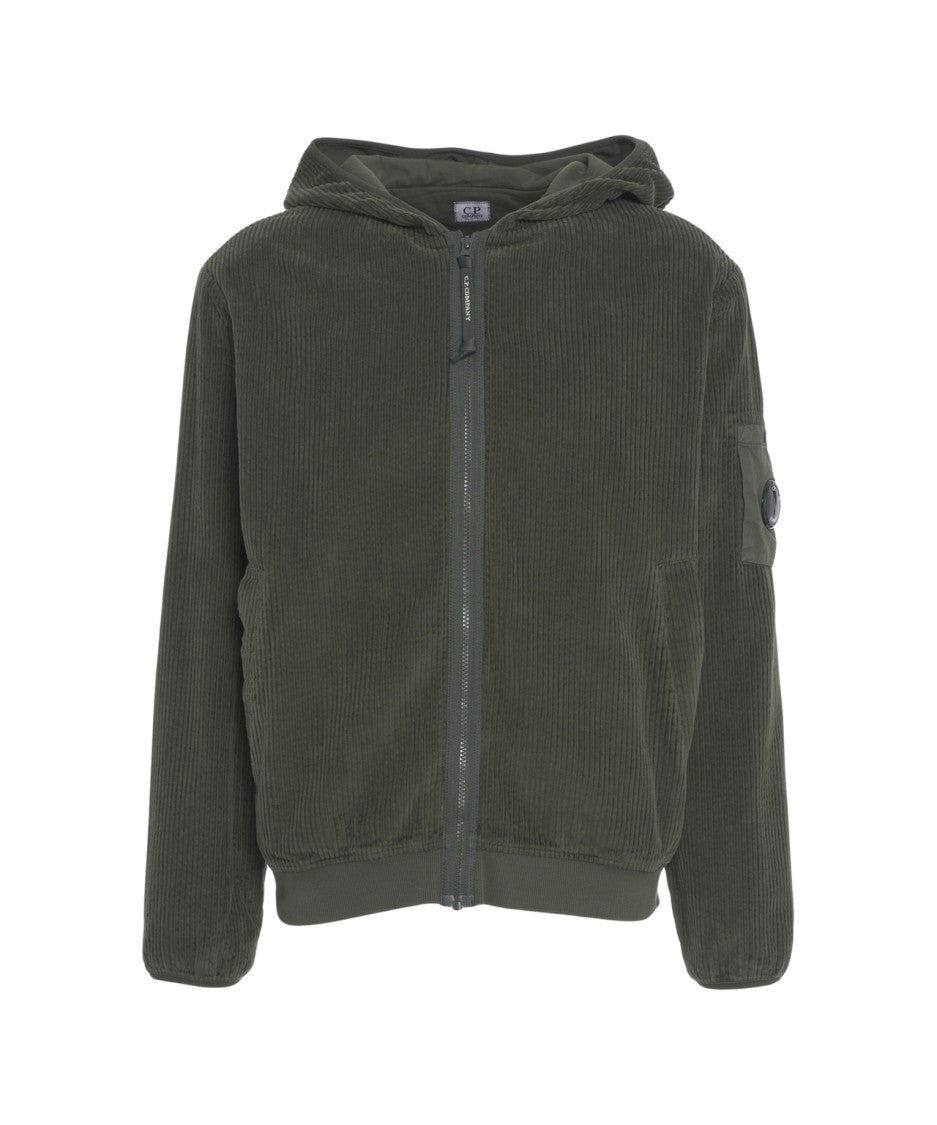 C.P. Company Hooded Jacket With Logo Patch