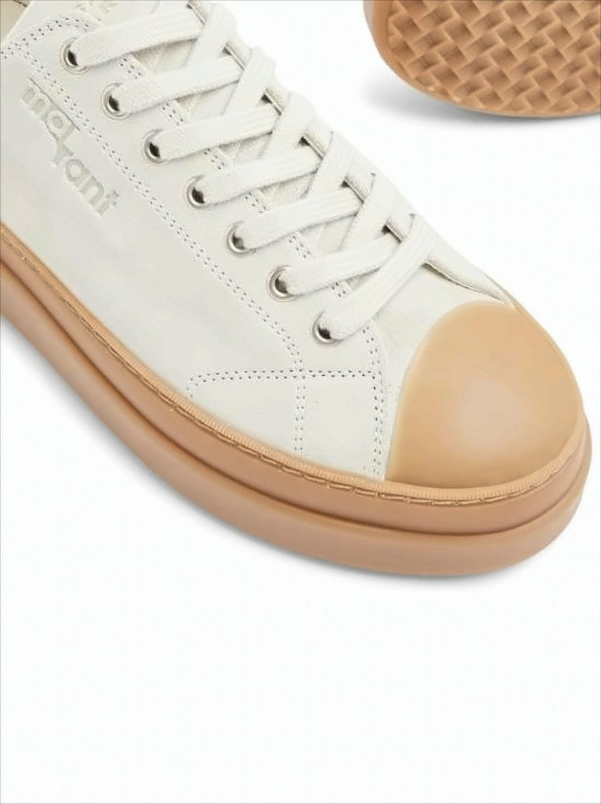 Isabel Marant Low-Top Sneakers With Smooth Cotton Upper