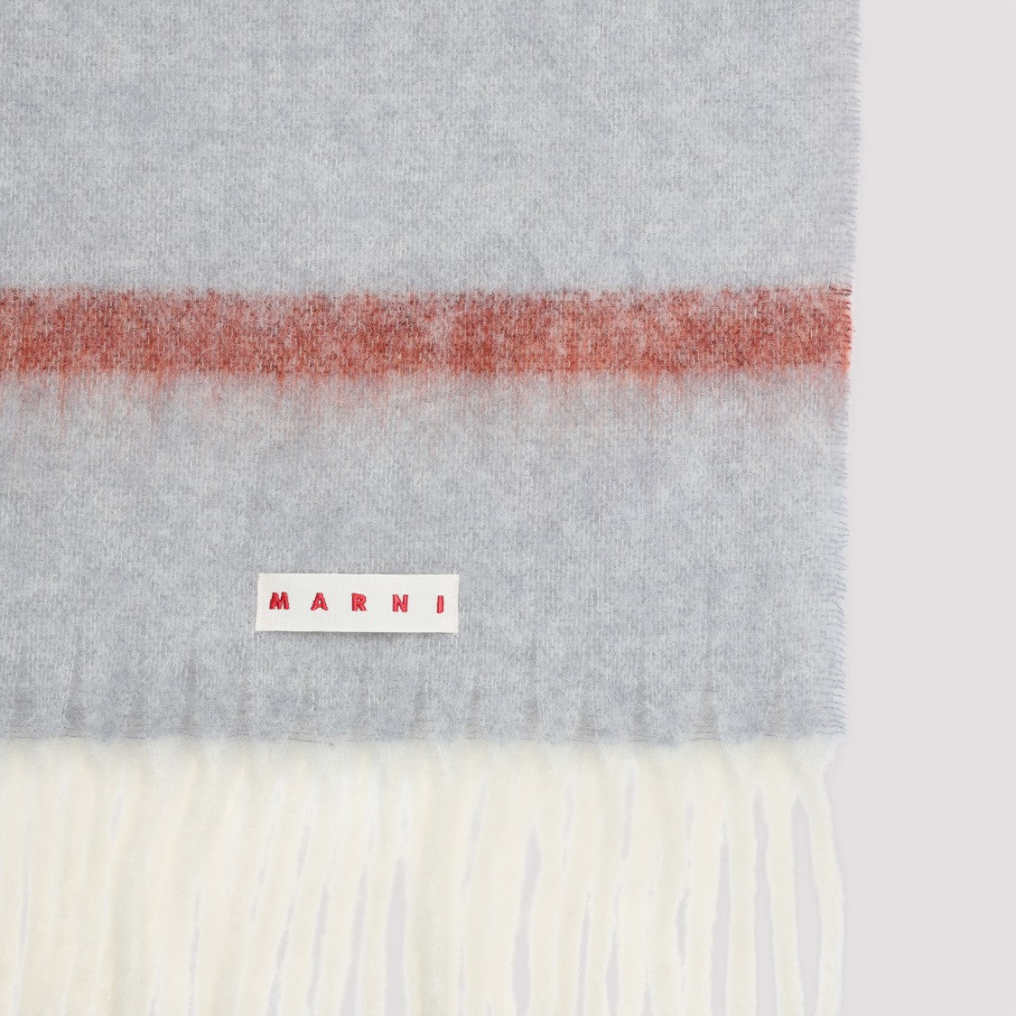 Marni Multicolor Alpaca And Mohair Scarf