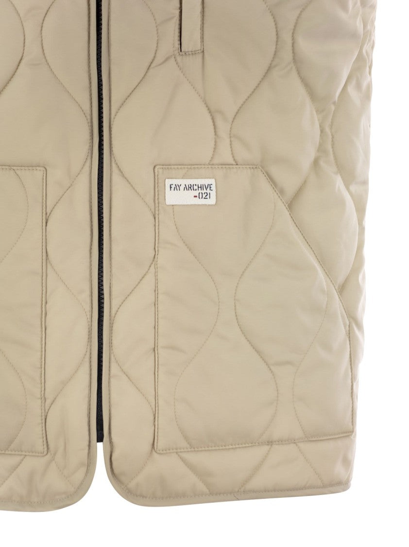 Fay Quilted Vest - Fay Archive