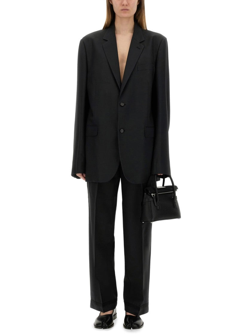 Maison Margiela Oversized Black Wool