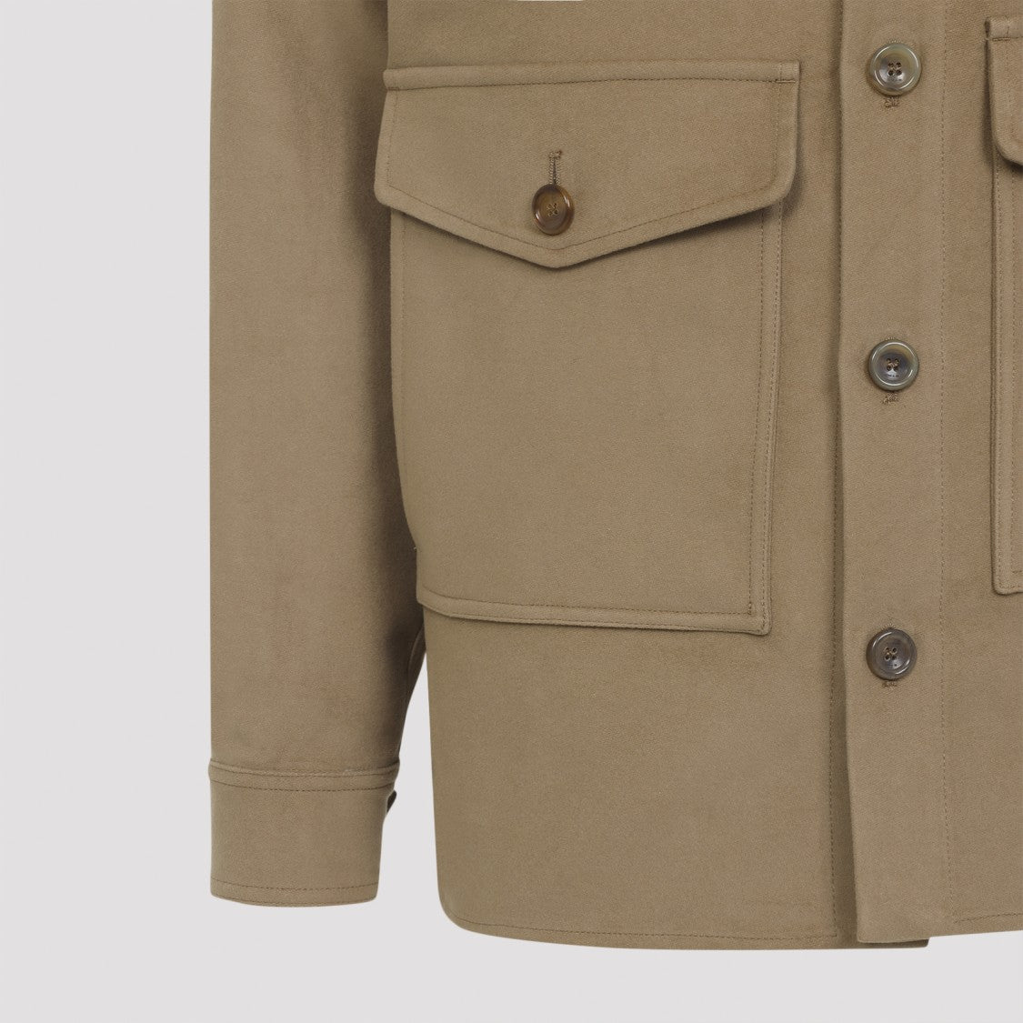 Etro Brown Lightweight Cotton Utility Jacket