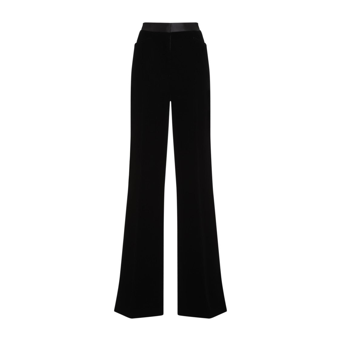 Tom Ford Viscose Velvet Boot Cut Pants