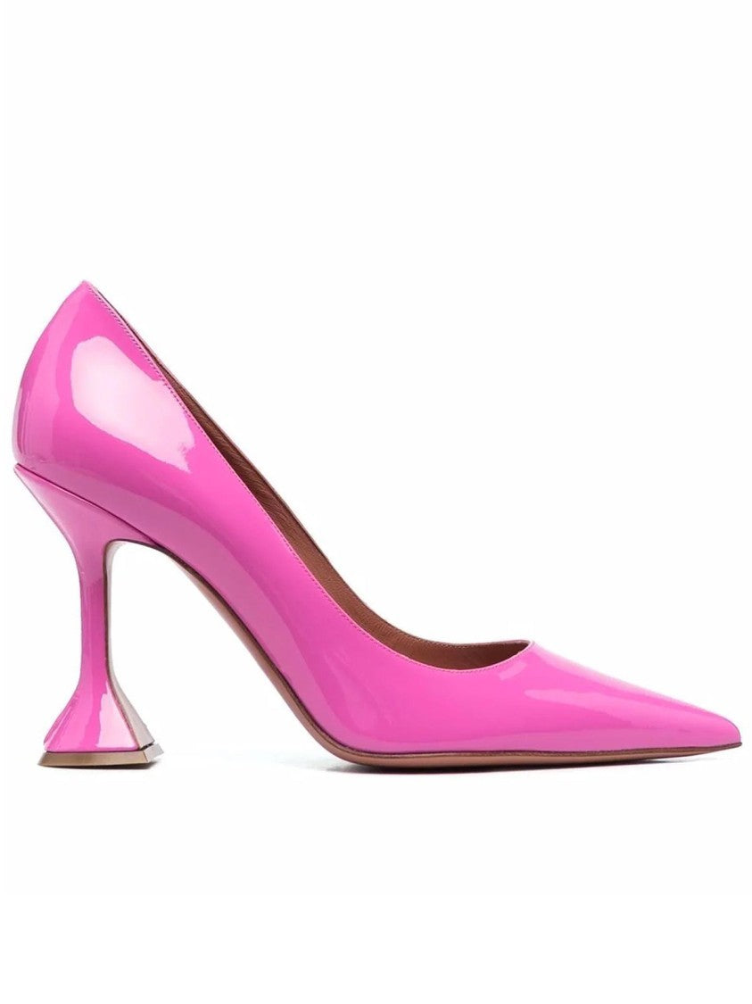 Amina Muaddi Ami Patent Leather Pumps