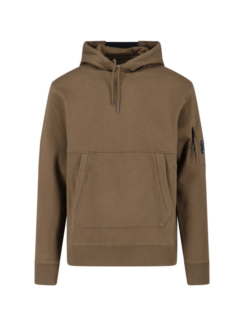 C.P. Company Logo Hoodie – Green
