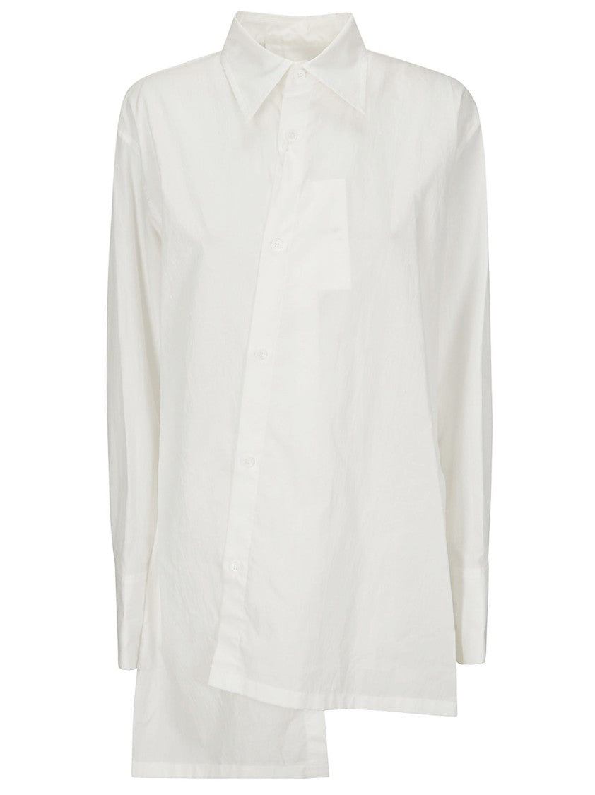 Yohji Yamamoto Asymmetric White Shirt