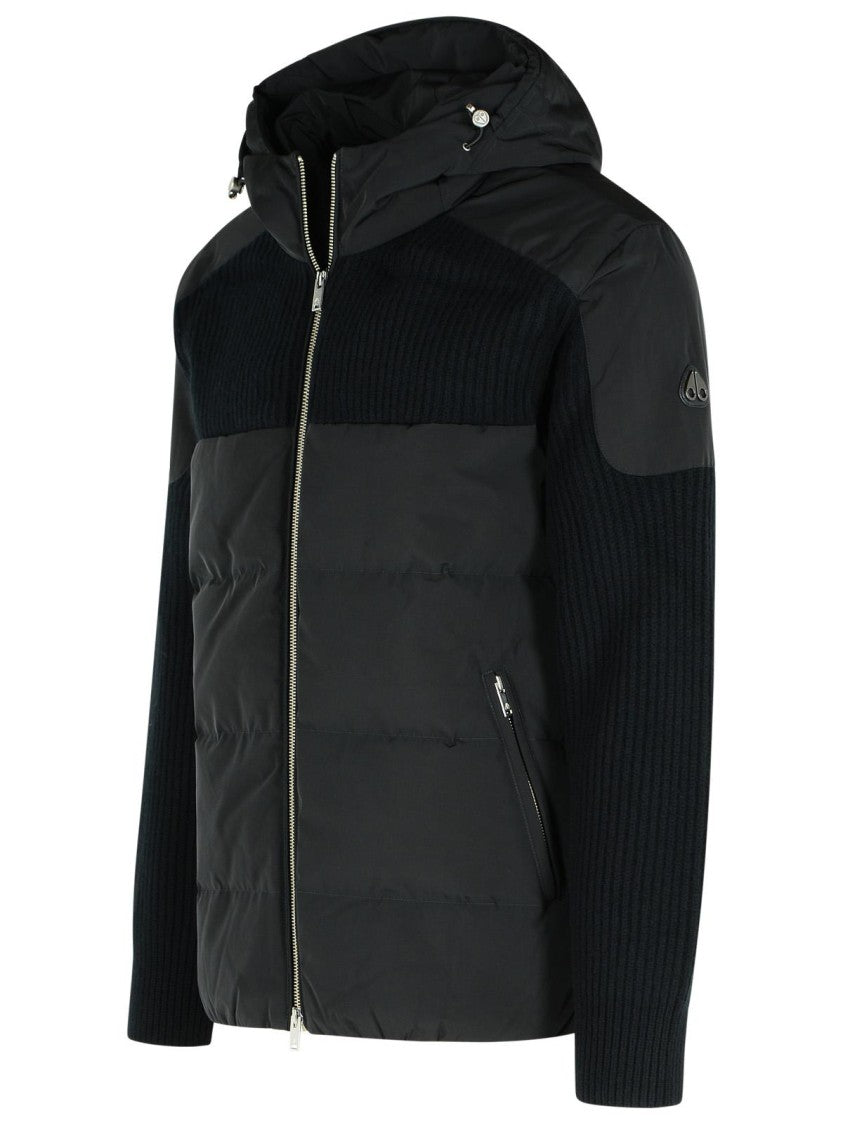 Moose Knuckles Black Wool Jacket