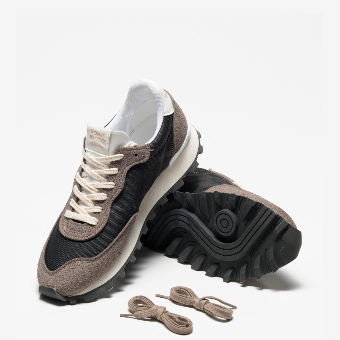 Nomad Society Black Animal Free Certified Sneakers