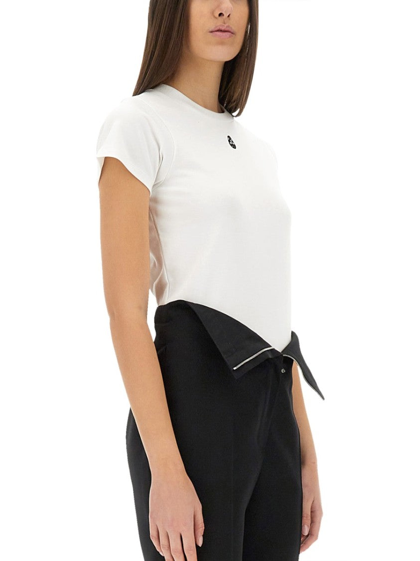 Alexander Mcqueen T-Shirt With "Skull" Embroidery