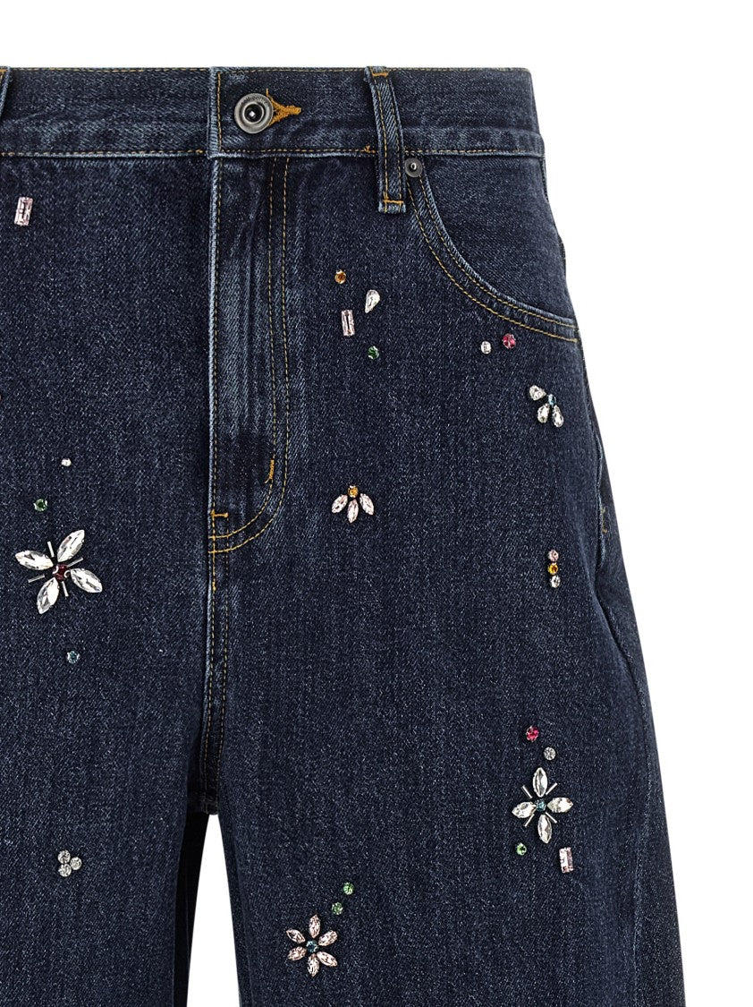 Self-Portrait 'Barrel Leg' Jeans
