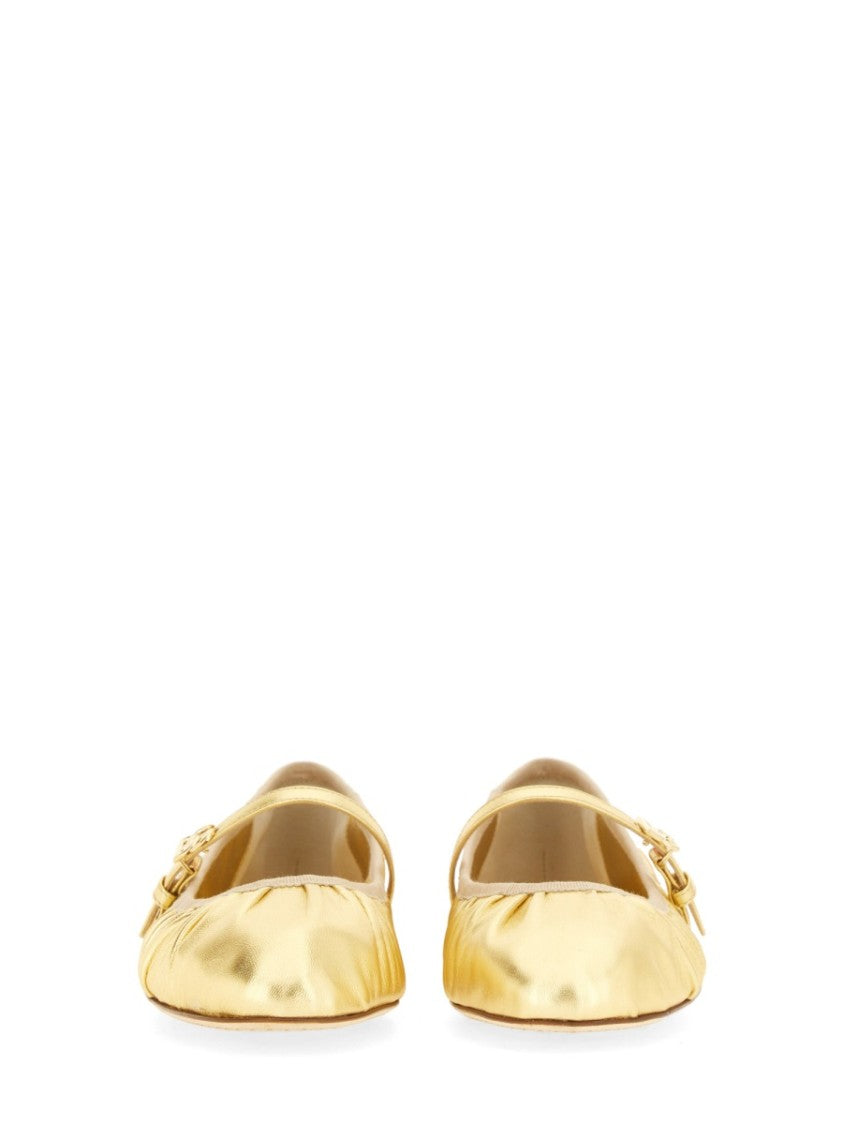 Dolce & Gabbana Mordoré Nappa Ballerina