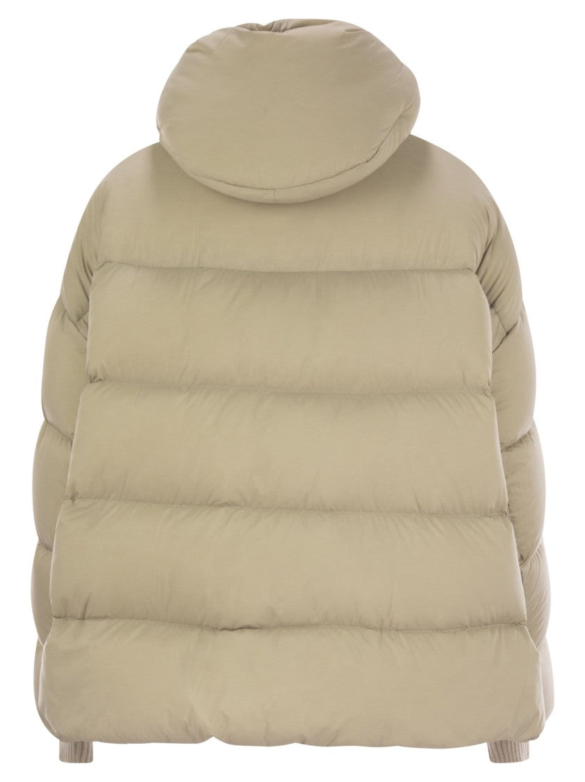 Herno Nylon Microfibre Bomber Jacket