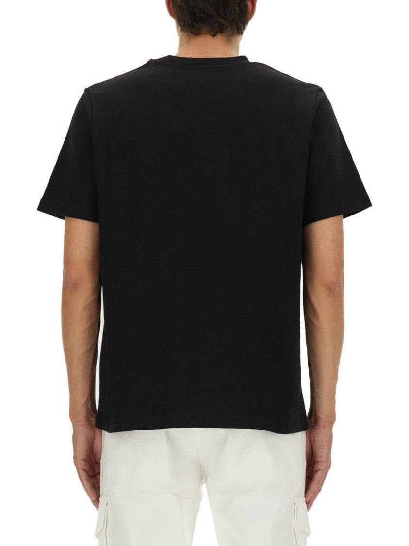 Casablanca Relaxed-Fit Black T-Shirt With Floral