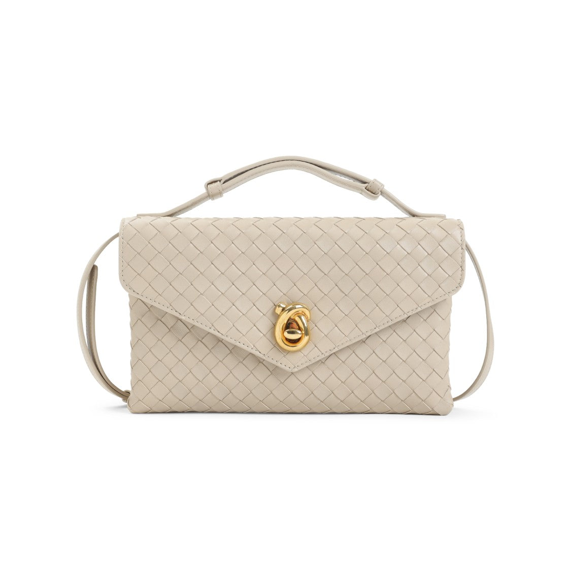Bottega Veneta Intrecciato Lamb Leather Shoulder Bag