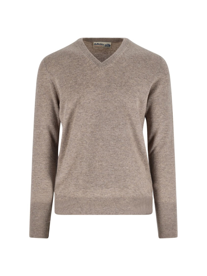 Ballantyne Cashmere Sweater – Beige