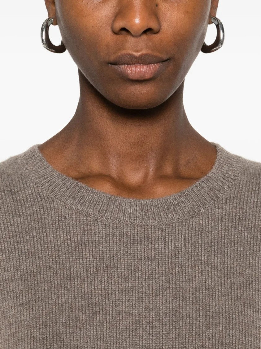 Lisa Yang Short-Sleeve Cashmere Jumper