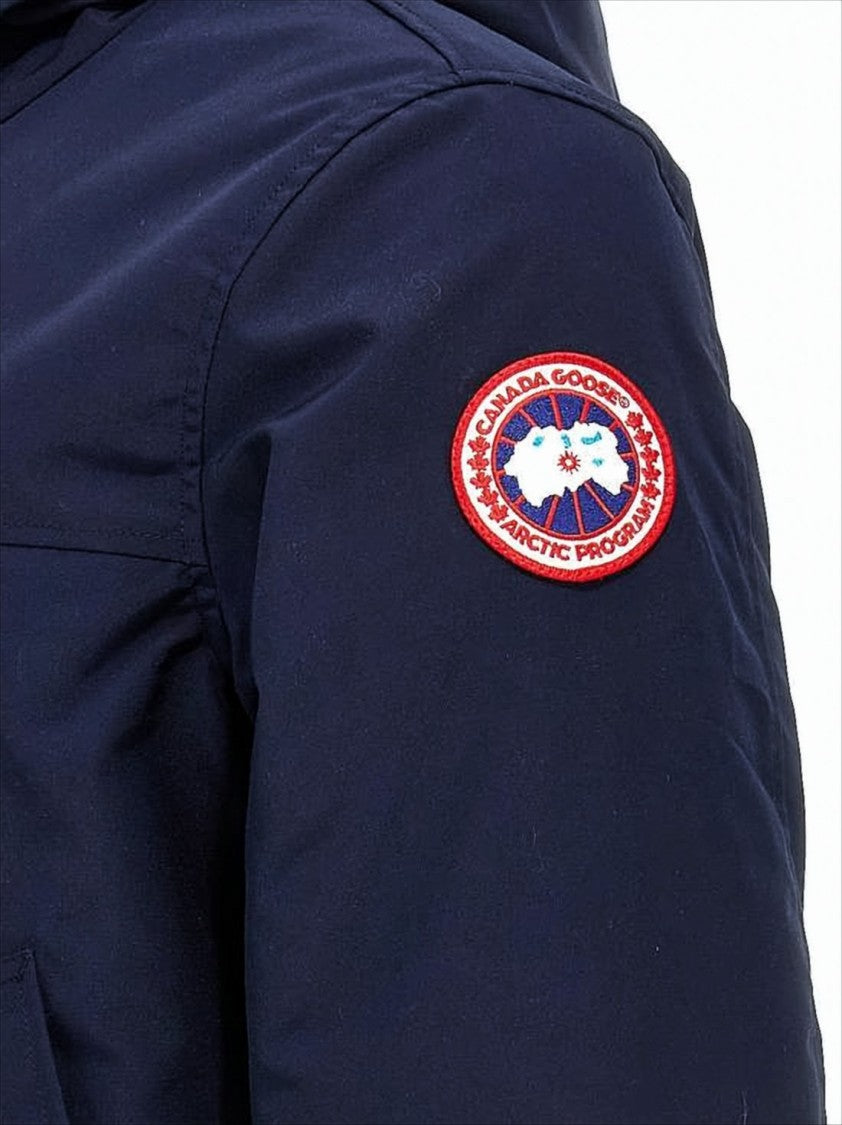 Canada Goose High-Collar Down Jacket With Concealed Front Zipper