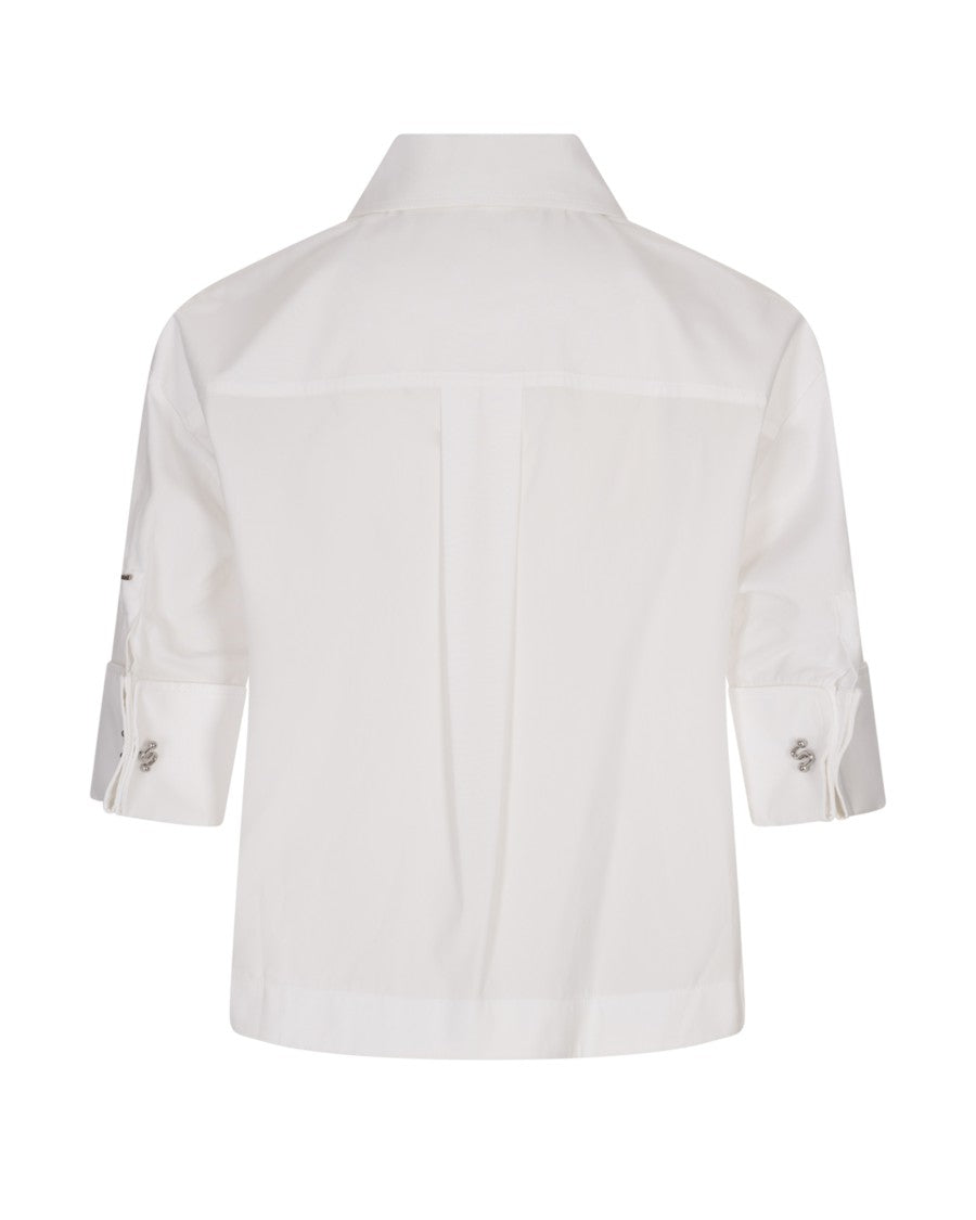 Sportmax Boxy Shirt In Optical White