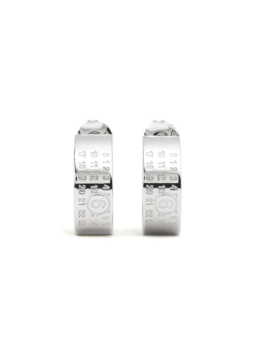 Mm6 By Maison Margiela Polished Circular Earrings