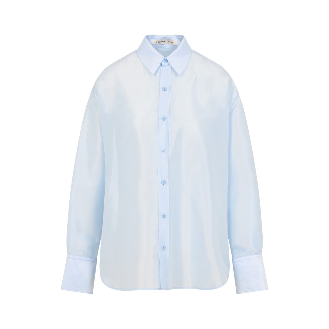 Carven Blue Shirt With Classic Collar