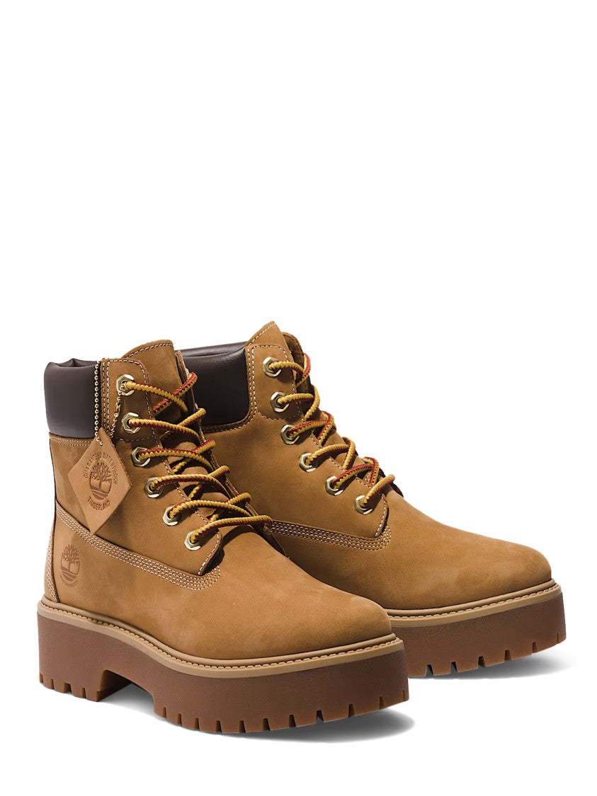 Timberland 6-Inch Lace-Up Waterproof Boots With Rugged Sole