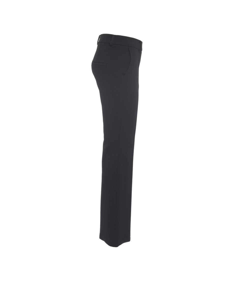 Cambio Flared Trousers With Stitched Pleats