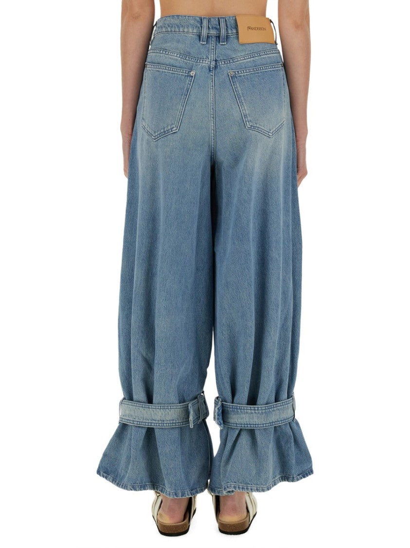 J. W. Anderson Wide-Fit Jeans With Unique Buckle Detail