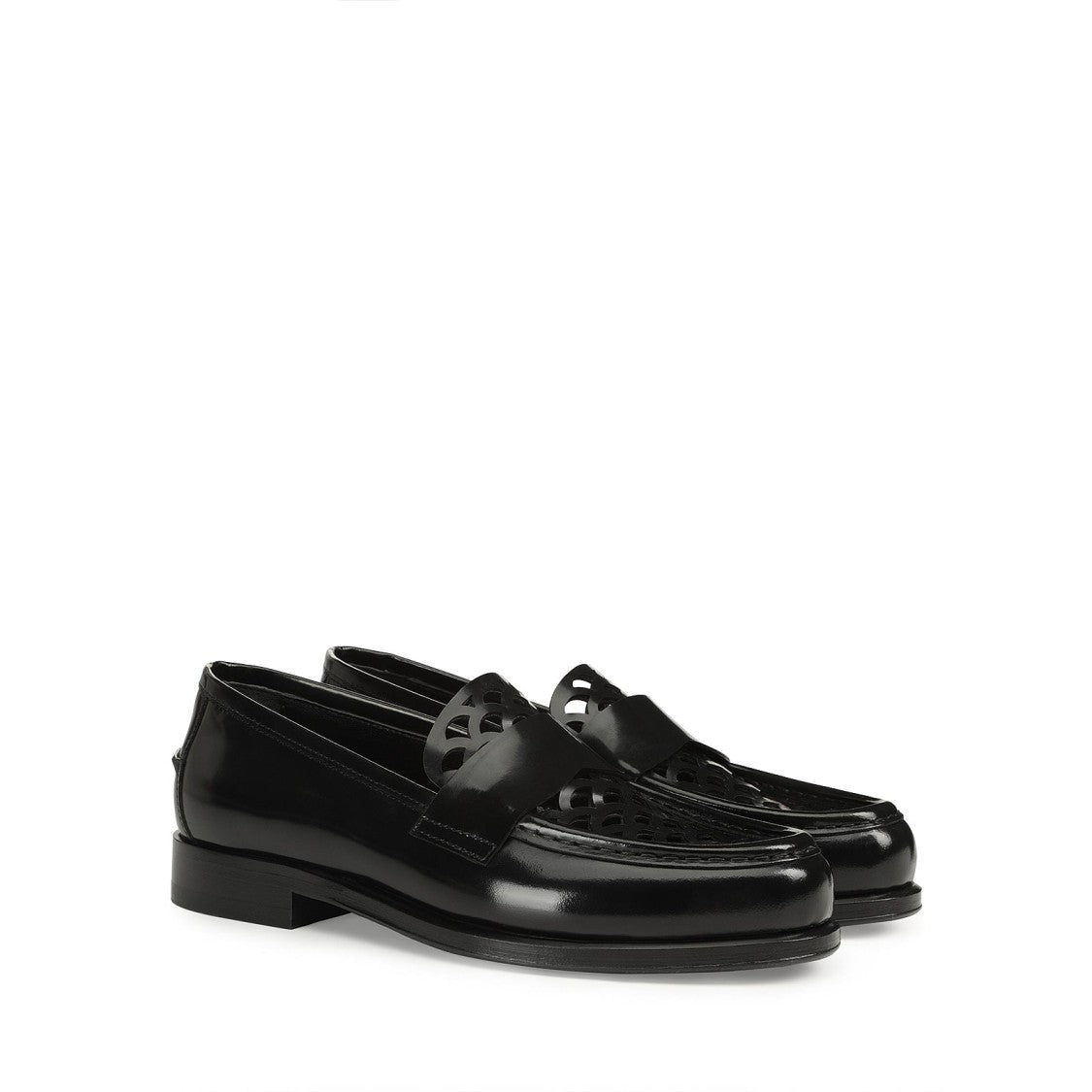 Sergio Rossi Sr Mermaid Flat Moccasins