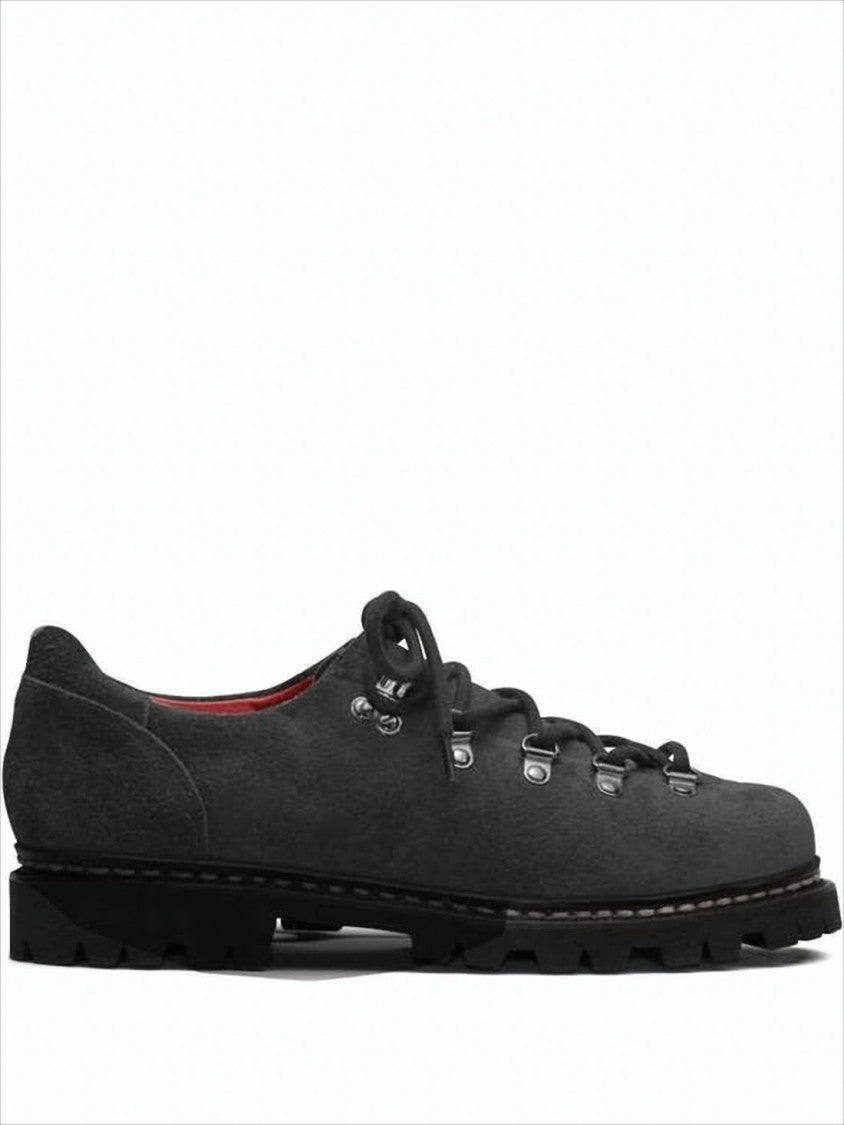 Paraboot Rugged Suede Loafers With Durable Rubber Sole