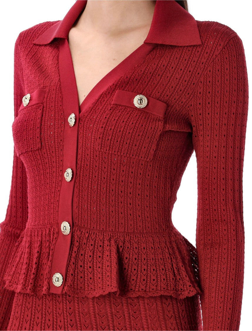 Self-Portrait Knit Mini Dress