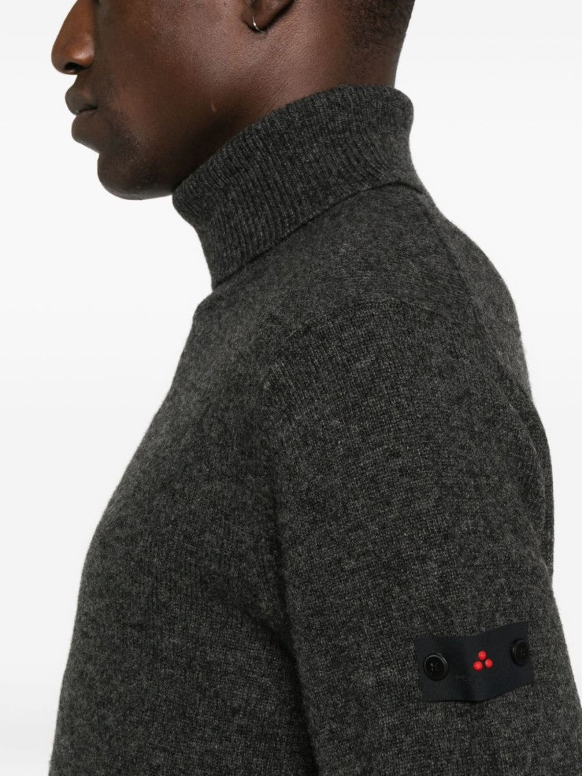 Peuterey Dark Grey Finely Knit Sweater