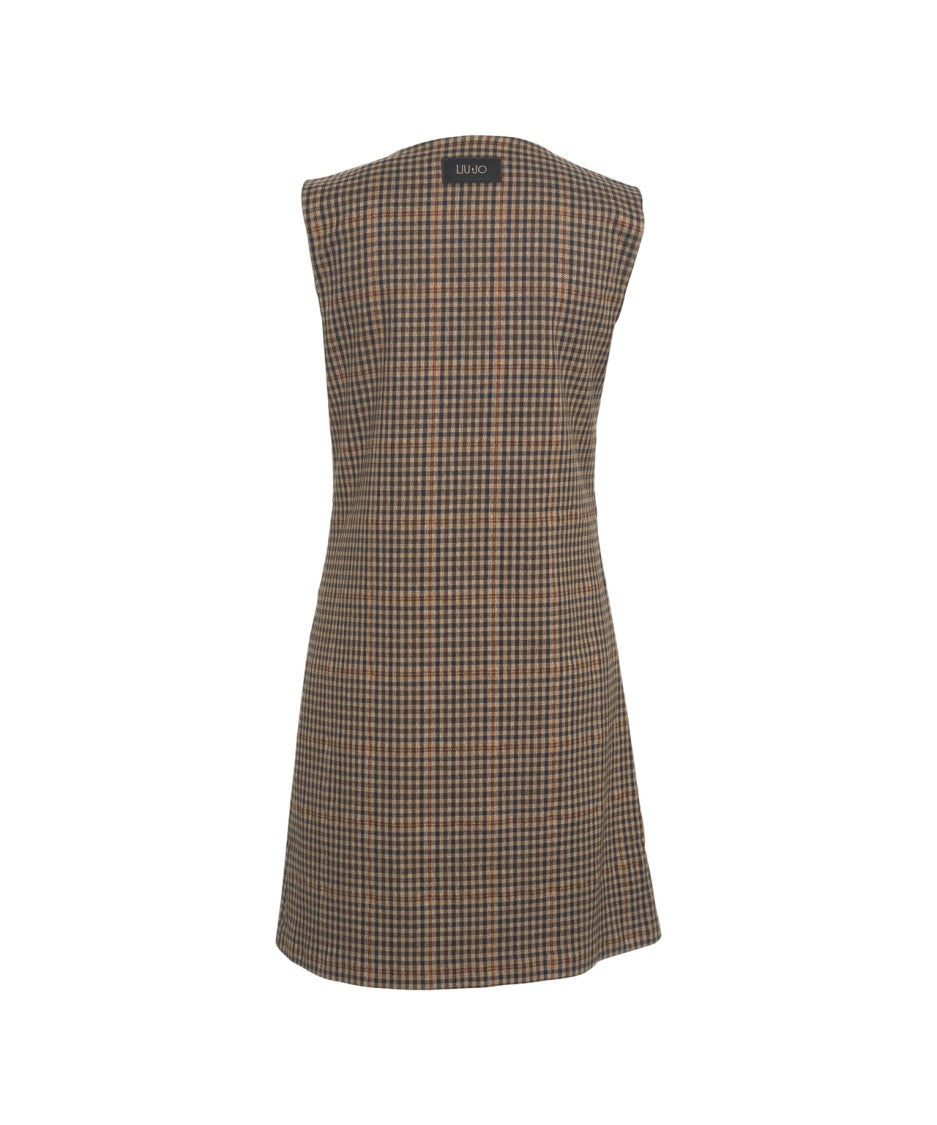 Liu Jo Checked Midi Dress