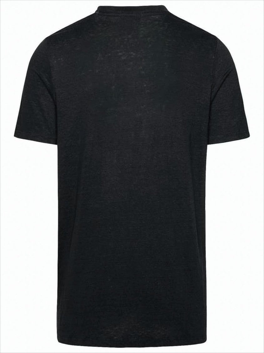 Isabel Marant Relaxed-Fit Graphic Linen T-Shirt