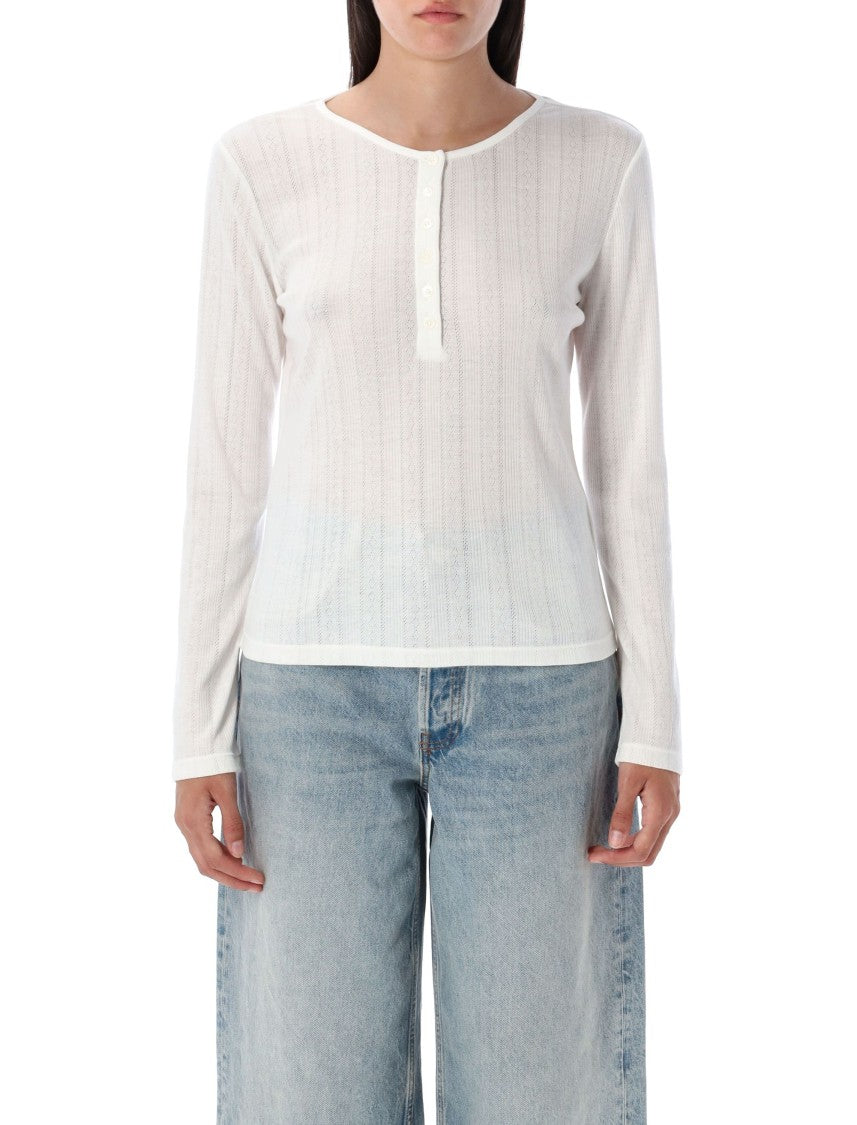 Anine Bing Pia Serafino Ls Top