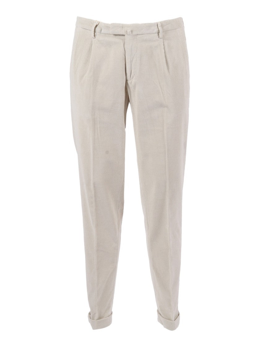 Briglia Tailored Men's Trousers With Flat Front Design