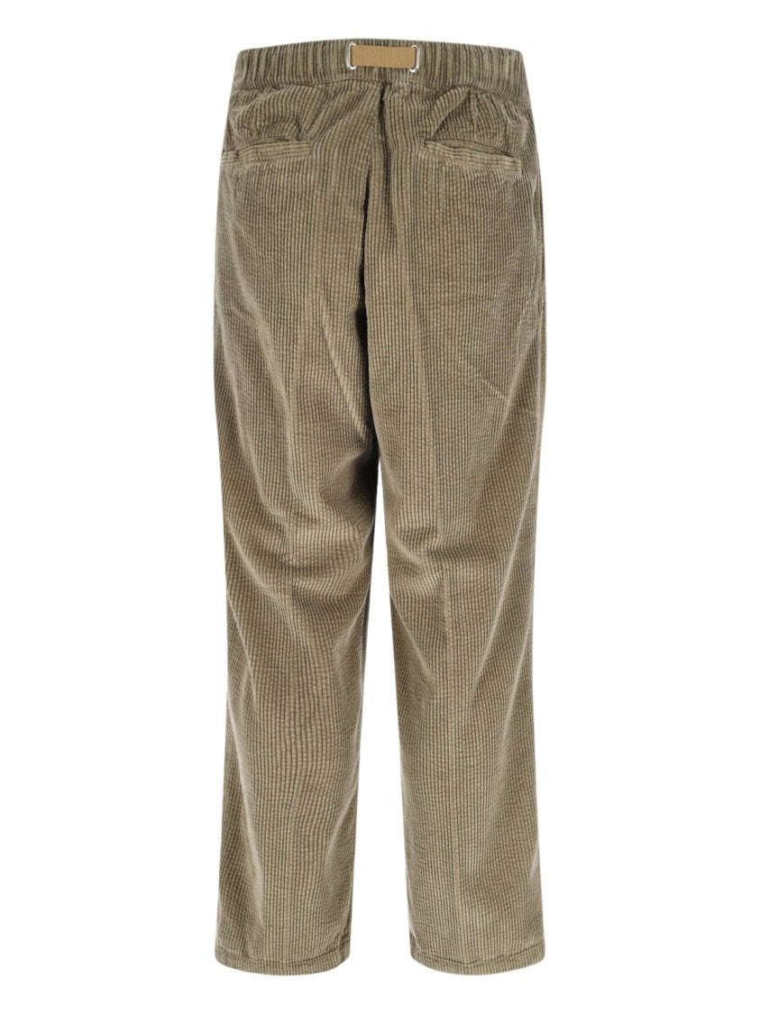 White Sand Corduroy Pants – Green