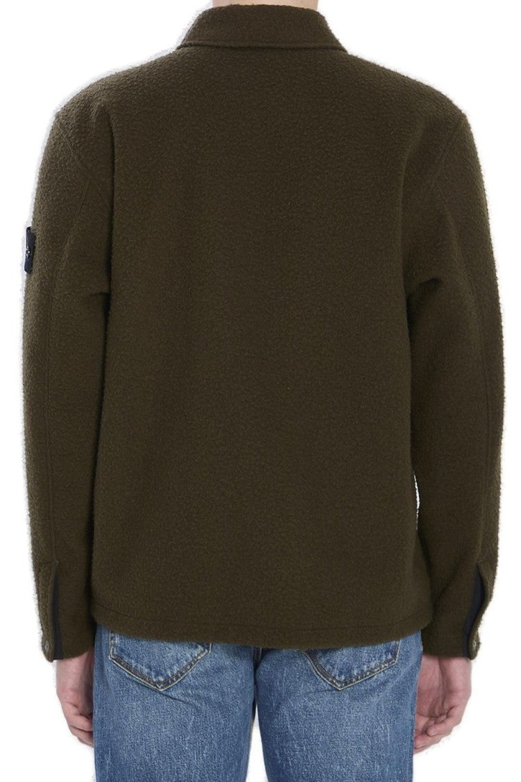 Stone Island Tailored Shirt With Structured Collar