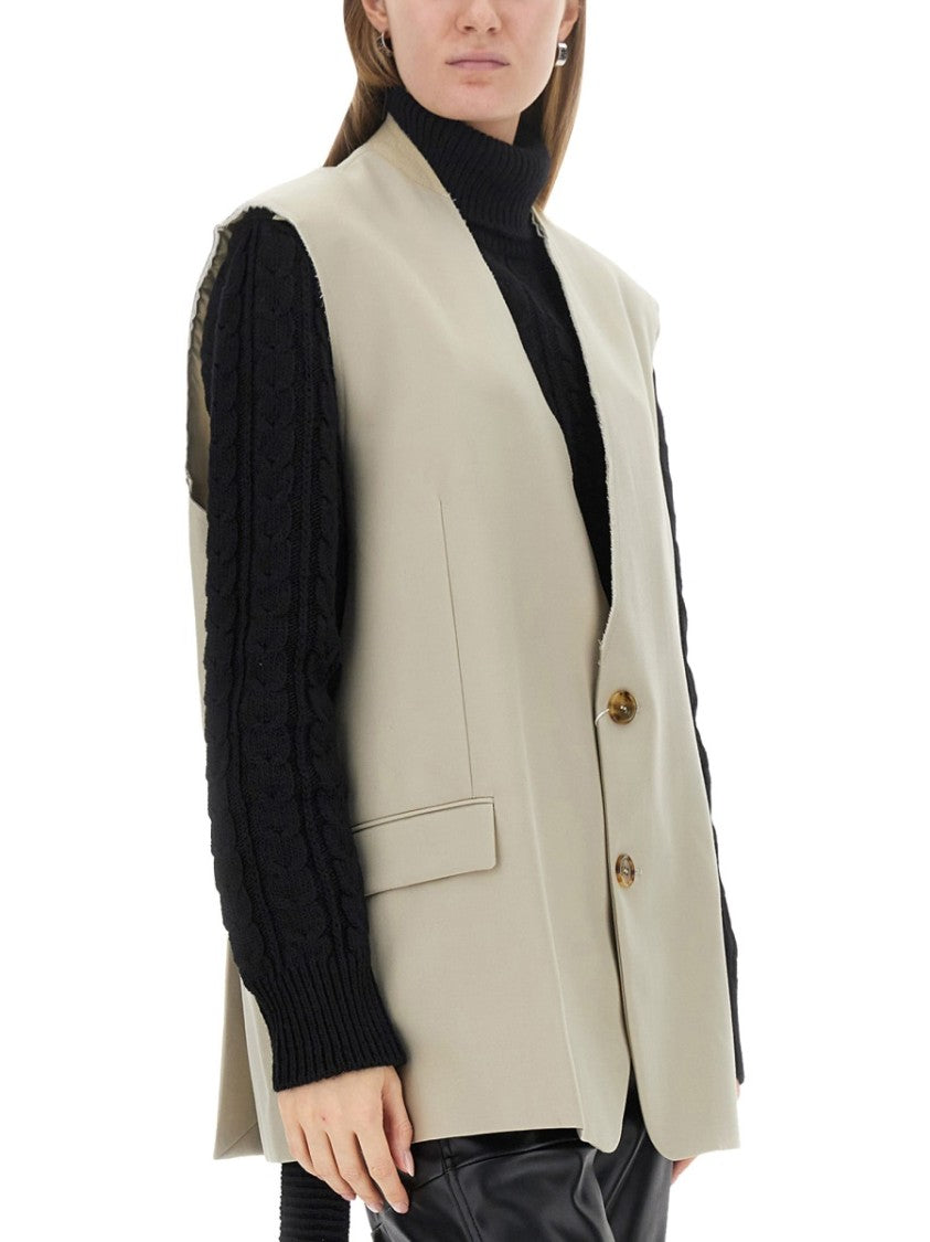 Mm6 By Maison Margiela Single-Breasted Vest