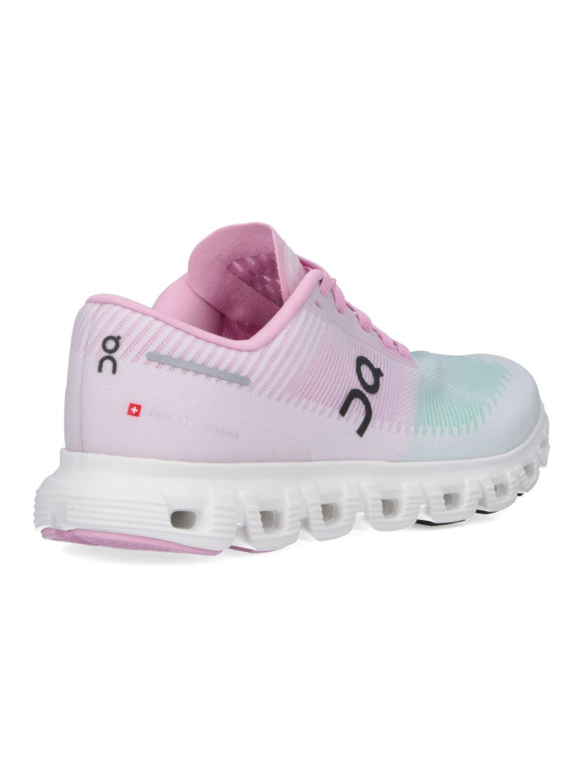 On Gradient Design Sneakers With Segmented White Sole