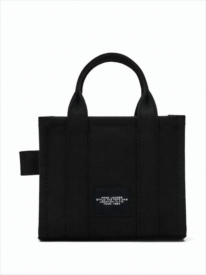 Marc Jacobs Compact Cotton Tote Bag With Carrying Options