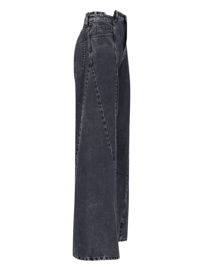 Maison Margiela "Décortiqué" Palazzo Jeans Grey